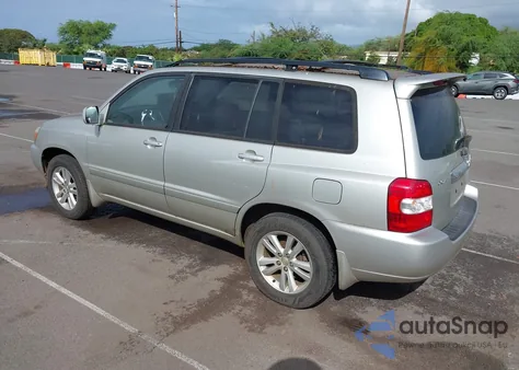 2006 Toyota Highlander Hybrid Limited V6/V6 из США, поврежденный, VIN JTEDW21A860001470